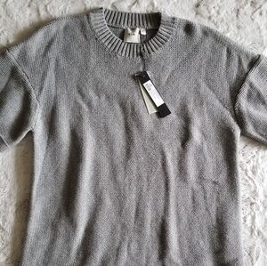 Elk Melbourne Australia Reis Grey Marle Knit Wool Blend Sweater NWT S/M